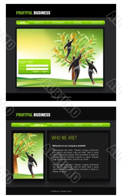 Website template