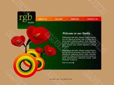 Website template