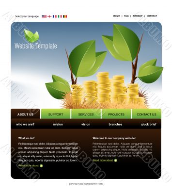 Website template