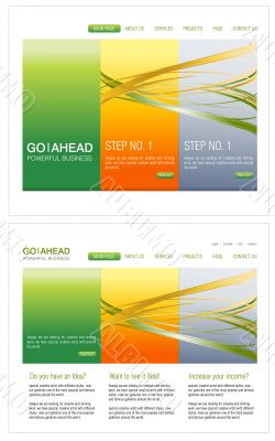 Website template