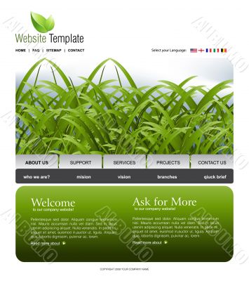 Website template