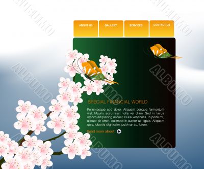 Website template