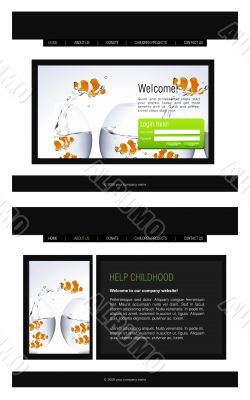 Website template