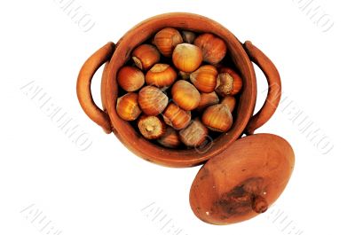 pot full of nuts