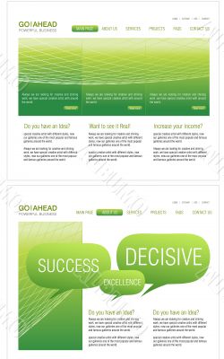 Website template
