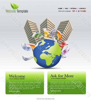 Website template