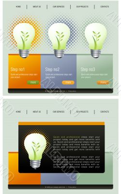 Website template