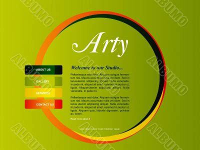 Website template