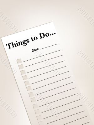 to do list 