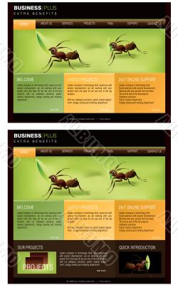 Website template