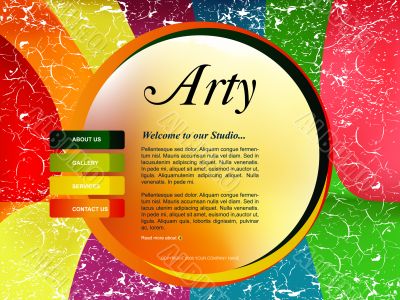 Website template