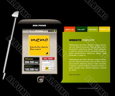 Website template