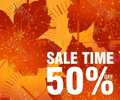 Sales and discount concept Illustration