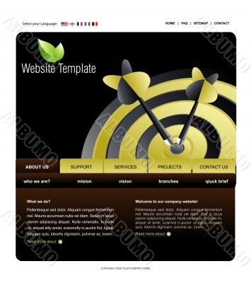 Website template