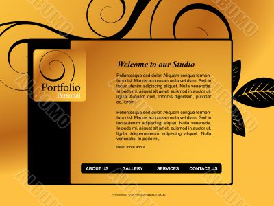 Website template