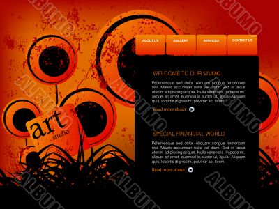 Website template