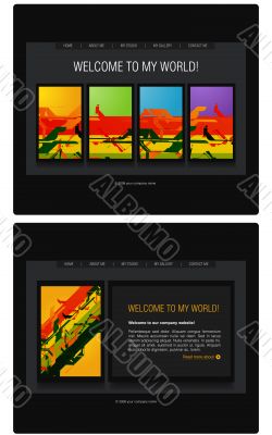 Website template