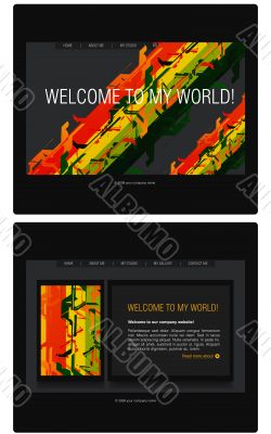 Website template