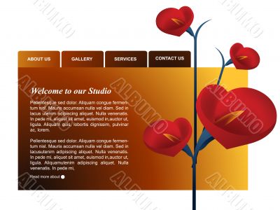Website template