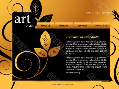 Website template