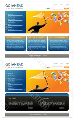 Website template