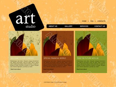 Website template