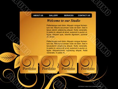 Website template