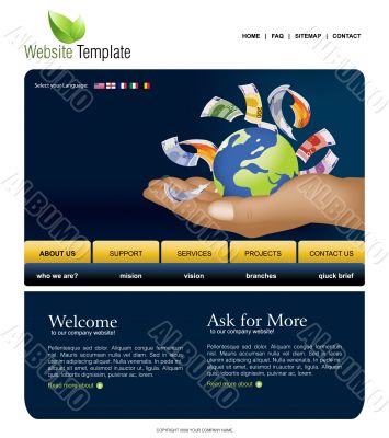 Website template