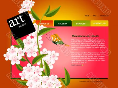 Website template