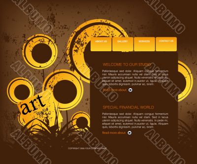 Website template