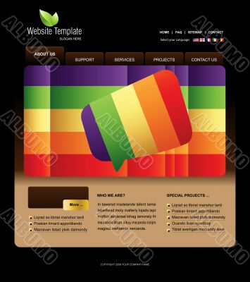 Website template