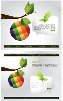 Website template