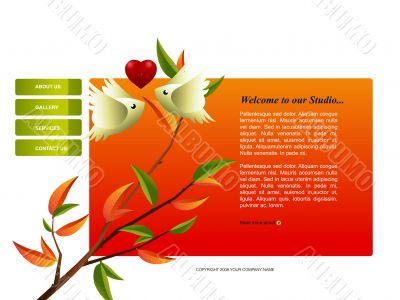 Website template