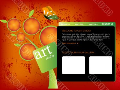 Website template