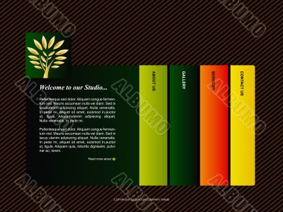 Website template