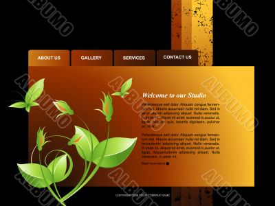 Website template