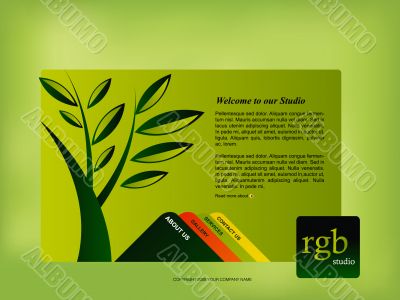 Website template