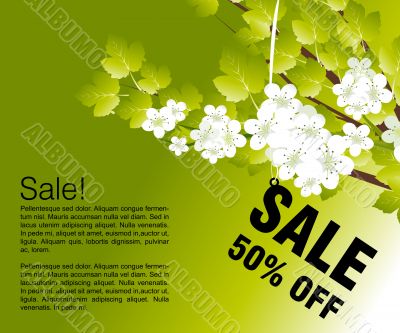 Sales and discount concept Illustration