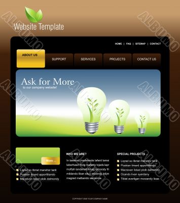 Website template
