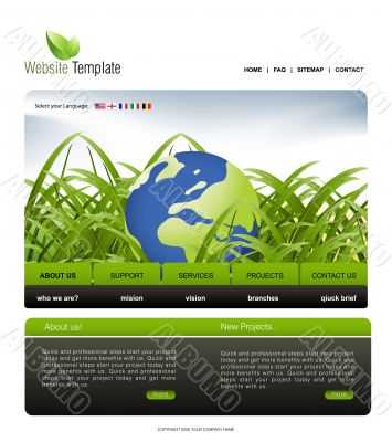 Website template