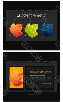 Website template