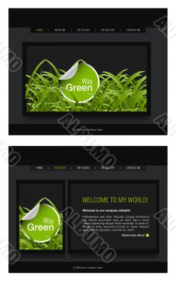 Website template
