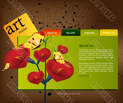 Website template