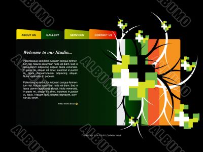 Website template