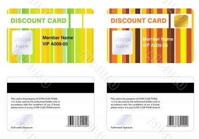 Discount membership card