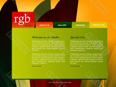 Website template