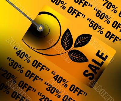 Sales and discount concept Illustration