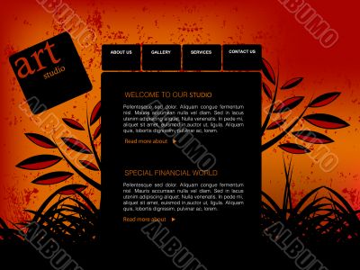 Website template