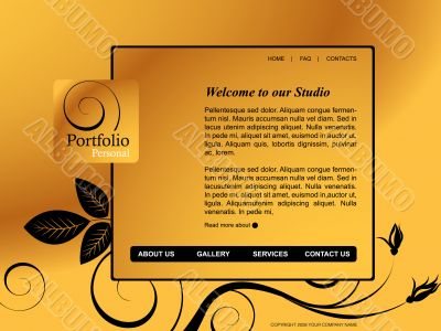 Website template