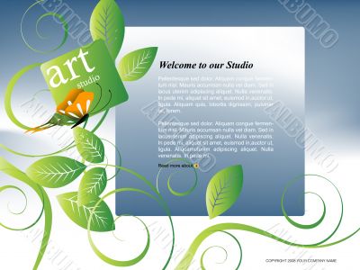 Website template